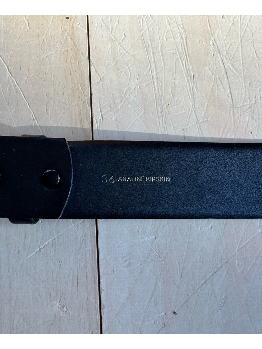 John Varvatos Aniline Kipskin Belt